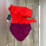 Ralph Lauren Lauren 
Glamour Color-Block Cutout One Piece Swimsuit‎ size 8 Photo 5