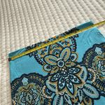 BEACH INC Boho Pull On Multi Color Blue Sz L Convertible Shirt Size L Photo 2