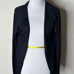 Maje  Navy Silk Cashmere Cardigan Photo 0