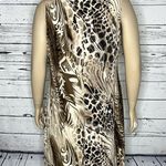 Effortless Style by Citiknits NWOT Size XL Neutral Color Animal Print Tank Dress Photo 3