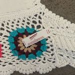 Arizona Jeans Arizona white flower crochet crop top size large Photo 5