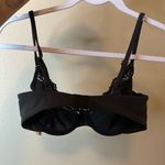 SKIMS  women’s fits everyone lace bralette unlined color onyx 34C Photo 5