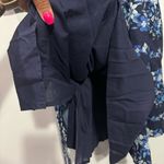 Lane Bryant NWT Long-Sleeve Belted Midi Shirt Dress In Navy Blue Size 22 Photo 8