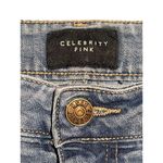 Celebrity Pink  Shorts Womens 17 Denim Jean Rolled Cuff Light Wash Plus Size Photo 3