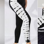 SheIn Sport Studio Tie Dye Yoga Leggings Ribbed Panel High Stretch Photo 2