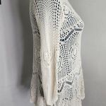 Jeanne pierre Natural Stretchy Crochet Tunic Top Photo 3