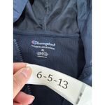 Champion Windbreaker Womens X Large Blue Hooded Pullover Half Zip Jacket Photo 2