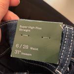 Wild Fable New  Super High Rise Straight Leg Button Fly Blue Jeans Size 6 Photo 11
