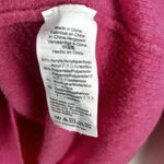 J. Crew Mockneck Sweater Barbie Pink Oversized Asymmetrical Collar Photo 5