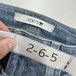 joe's jeans  Womens 27‎ Blue High Rise Straight Crop Distressed Ripped Denim Pants Photo 3