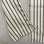 Anthropologie The Essential Slim by Beige & Black Pinstripe Pants Photo 2