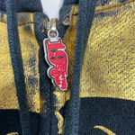 Disney  1928 Black & Gold Zip Front Sweatshirt Jacket Photo 3