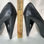 Black heels with cut out of heel all leather size 37 made in Portugal Photo 13