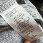 Gray Knit Open Front Cardigan Duster Y2K Indie‎ Retro Minimalist Small Photo 4