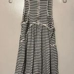 POL  Beckah Top babydoll tank black white striped size S Photo 2