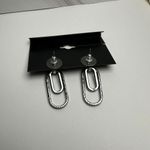 Simply Vera, Vera Wang Simply Vera Vera Wang Green Rhinestone & Gunmetal Pierced Earrings NWT Photo 3