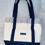 Vineyard Vines Canvas Tote Bag Sailboat Design Photo 0