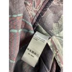 Allison Brittney Floral Print Mini Dress Long Sleeve Tiered Ruffle Tie Details Navy Photo 11