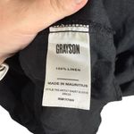 Frank & Eileen  Grayson The Artist Short Sleeve Linen Dress in Black Size 1 (XS) Photo 3