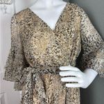 Une Ame Floral Maxi Dress, Size Medium, Slimming Looking Dress, Beautiful! Brown Photo 5
