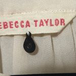 Rebecca Taylor  Ruffle Tie Neck Silk Long Sleeve Top Size 0‎ Photo 5