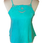 O'Neill O’Neill Green Feminine Lace Trimmed Tank Top Photo 0