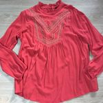 Torrid Crinkle Gauze Relaxed Embroidered Blouse Women's Size 2X Photo 0