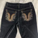 Fashion Bug Vintage Y2K  Flare Embroidered Corduroy Pants Size 6 Photo 5