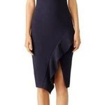 Piper Cinq a Sept Blue Ruffle Hem Dress Size 4 US $395 Photo 0