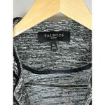 Talbots  Black Tweed Knit Open Front Blazer Cardigan Jacket Womens Size M Petite Photo 1