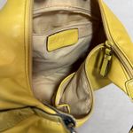 Nine & Co. Yellow Handbag Shoulder Bag Purse Faux Leather Retro Y2K Babydoll Photo 4