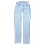 Wrangler Women’s Slim Fit Cowboy Cut Jeans Light Blue Wash High Rise LONG 7 x 36 Photo 1