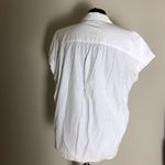 Madewell  Classic White Shortsleeve Shirt Photo 2