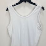 Madewell  Regenerative Cotton Ribbed Scoopneck Tank Top Womens White XL NWT Photo 11