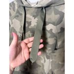 Hippie Rose  Oversized Slouchy Green Camo Hoodie Sweatshirt Women's Small Photo 4