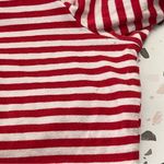 Christmas Sleep Sense Striped Pajama Top Graphic V Photo 3