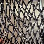 NWT Valiant Paris Black Beaded Crochet Knit Dress Beach Cover Up Cotton Photo 8