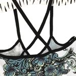 new skinnie minnie ᪥ Floral Print Mini Sun Dress ᪥ White Blue Black ᪥ Large Photo 5