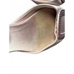 Roger Vivier Pink Satin Flats with Crystal Buckle, EU 37.5 Size 7 Photo 4