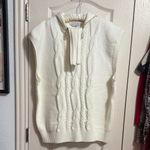 Person Intention 💖 NWT  Off White Sleeveless Turtleneck Sweater Photo 1