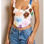 With Jean WITH JÉAN Cindy Corset, Viola Tricolour, Large Photo 0