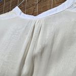 120% Lino 42 S White Sleeveless Lace Linen Silk Dress Made In Italy Photo 11