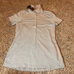 Under Armour  HeatGear Golf‎ Polo Shirt Striped Fitted UPF 50+ Small Photo 0