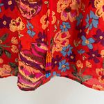 Rachel Roy Rachel  Tropical Floral Tassel Blouse Size XS Photo 4
