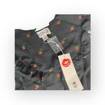 Wildfox new  Couture 𑁍 Dolly Rose Print Ruffle Mini Dress 𑁍 Black Red 𑁍 Medium Photo 7