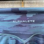 Alphalete Surface Power Blue Canvas Camo Crossover Leggings Photo 8