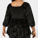Torrid Women’s Velvet Corset Peplum Top Shirt Black Floral Plus Size 3 Photo 1