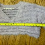 Urban Outfitters | Lavender Fuzzy Eyelash Cropped Leela Sweater Size S Photo 9