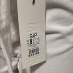 Refuge  NWT Mom high rise paperbag woman size small white belted jean Photo 3