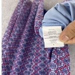 As You Wish Women's Blouse Sleeveless Trapeze Crochet Neck Size Small Blue Red Photo 3